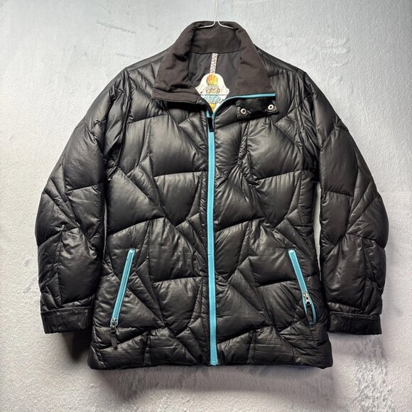 Burton Cool Flavors Dry Ride Black Down Jacket Ski Snowboarding Women's Size L - Picture 1 of 15